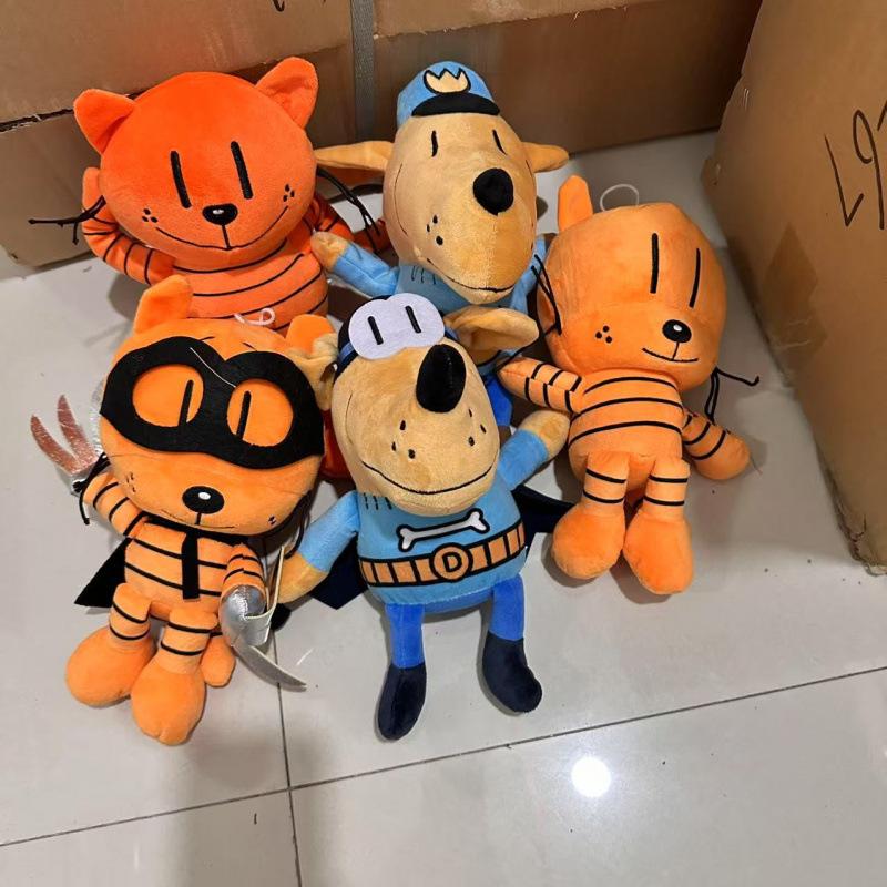 Detective Dog Adventure Series Anime Cartoon Plush Toy