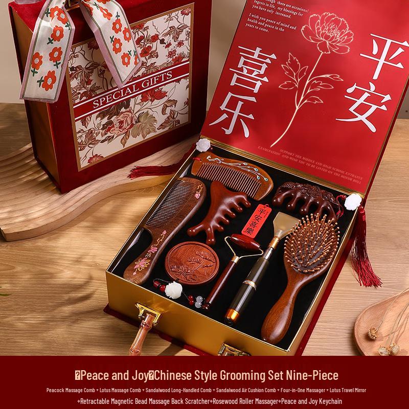 Sandalwood Comb Gift Set