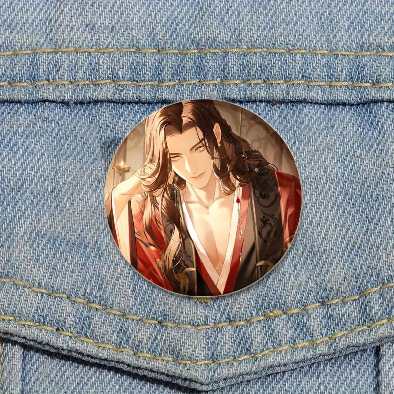 32/44/58mm Handmade Tinplate Plastic Badge Ashes of The Kingdom Brooches for Collar Clothes Backpack Jewelry Fans Gifts Card Games