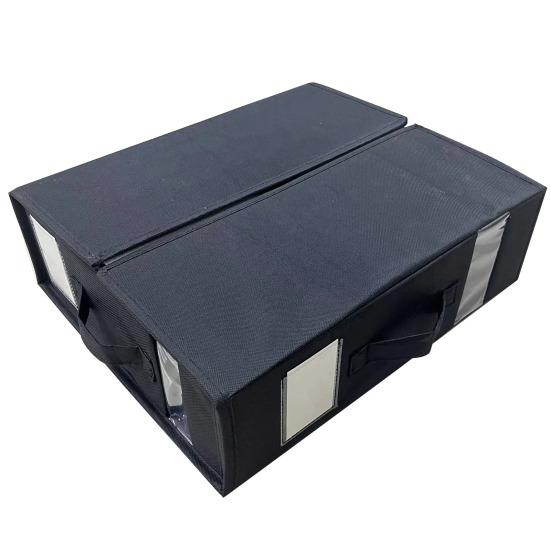 

Ящик для хранения гардероба, складной с ручкой, прозрачное окно, одежда, носки, классификация хранения нижнего белья чёрный