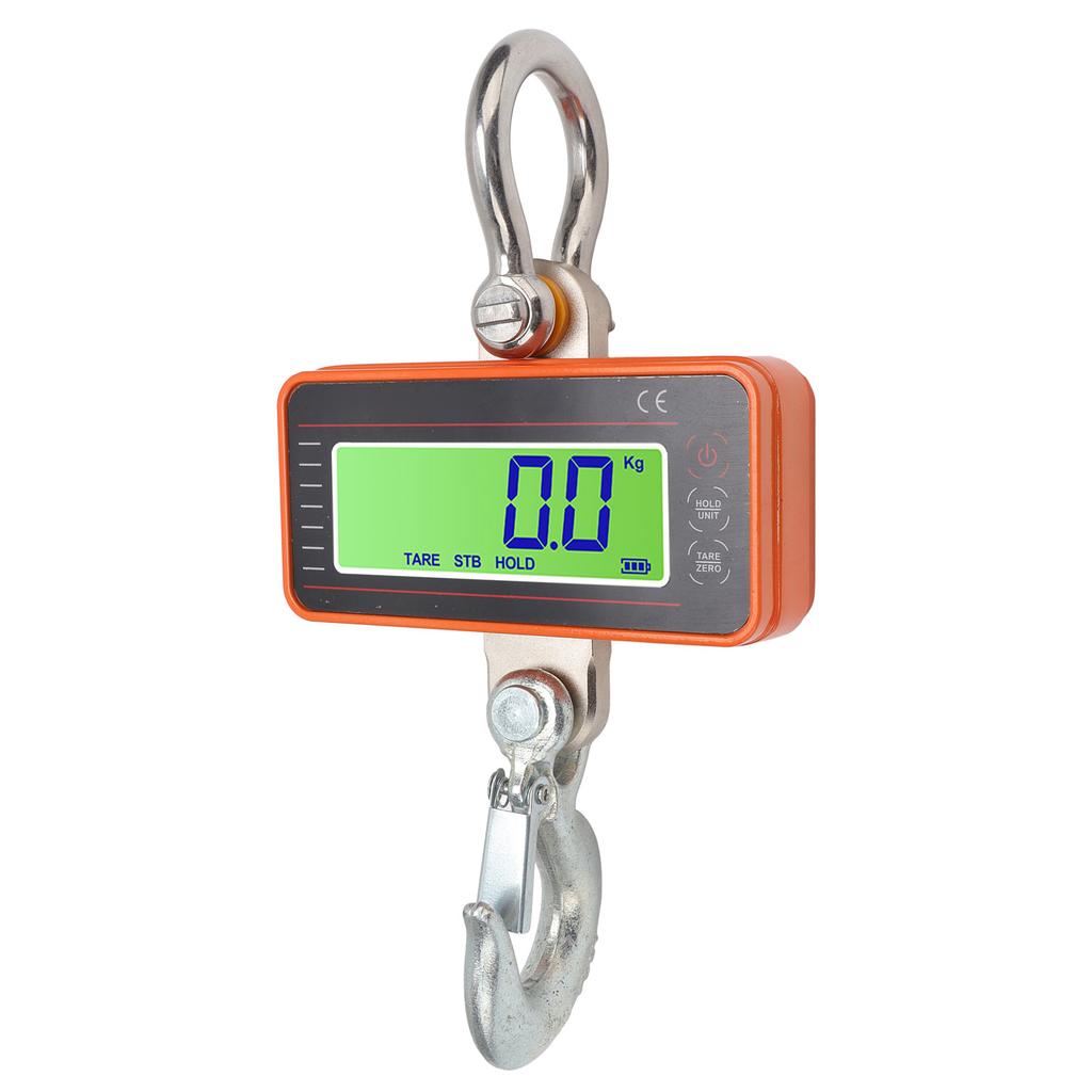 Electronic Crane Scale Wireless Remote Control Scale High Accuracy Handheld Digital Hanging Scale 500Kg