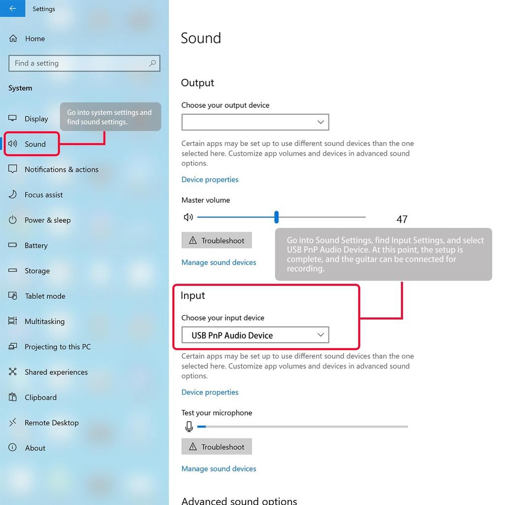 USB Guitar 3M To Male Adapter for Musical Compatible with iPhone iPad iPad Air iPad Samsung Pixel Android and PCs Type-C Cable, Type-C 6.35mm