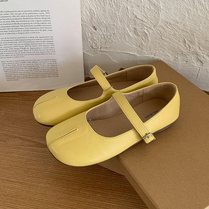 Fashion New In Summer Spring Women Flats Mary Janes Shoes Female Shallow Footwear Fashion Buckle Strap Ladies Flats Shoes