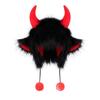 Unisex Adult Black Cow Hat Halloween Costume Headpiece for Funny Party