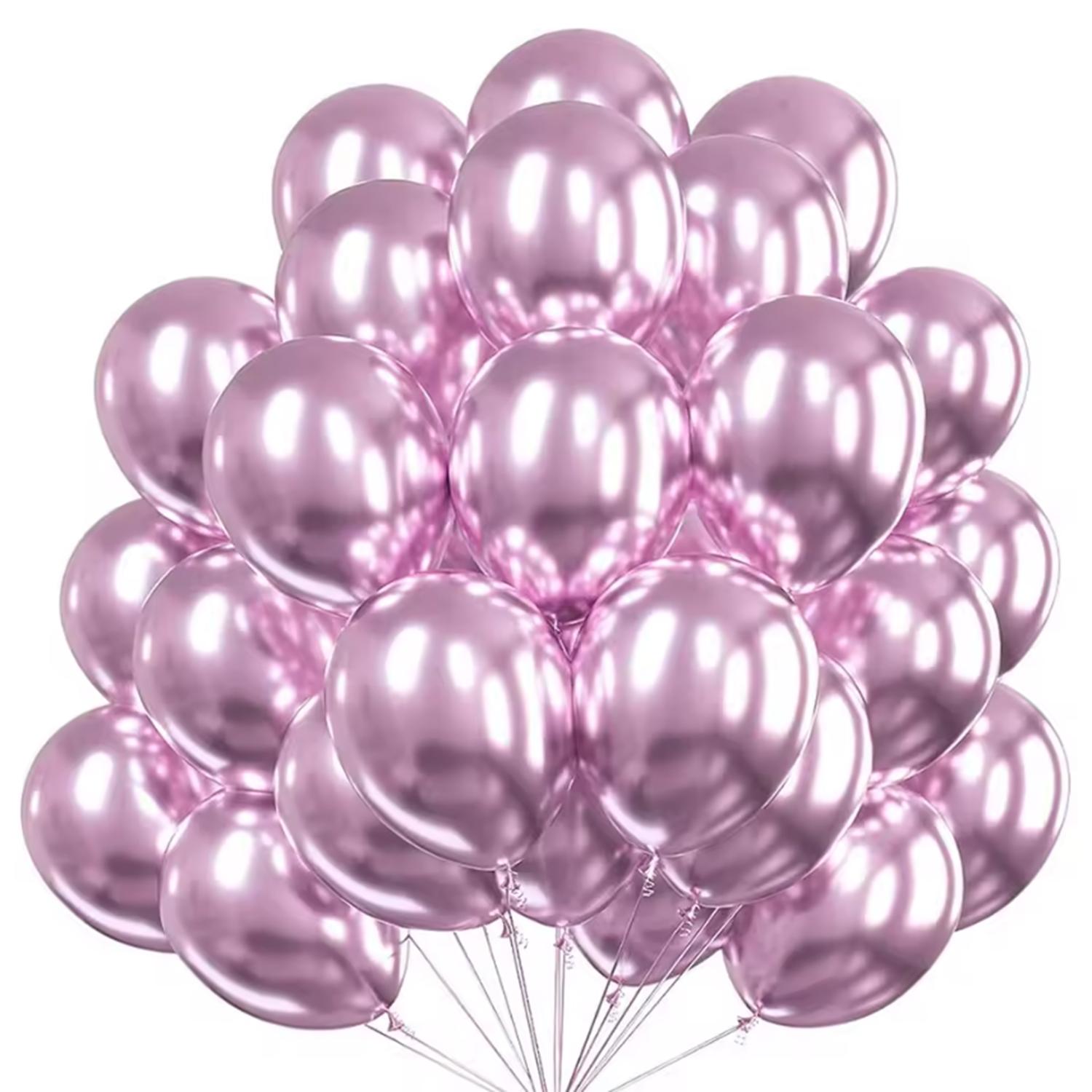 

5/10/12inch Metal Purple Balloons Chrome Silver Blue Rose Gold Balloon Graduation Baby Shower Birthday Wedding Party Decorations 10pcs&5inch