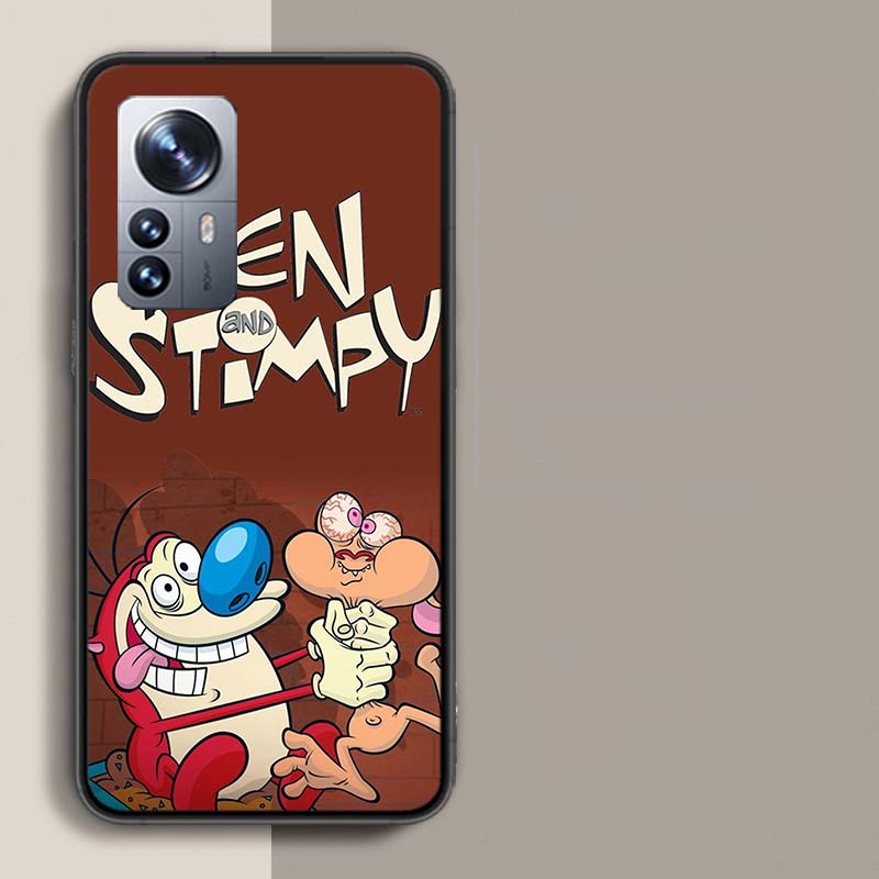 Anime Ren and S-stimpy Phone Case For Redmi Note 15 Pro 5G 14 13 12 Pro Plus 11 11T 11E 11S 10 Pro 10S 9 9S Cover Cell Clear Wit