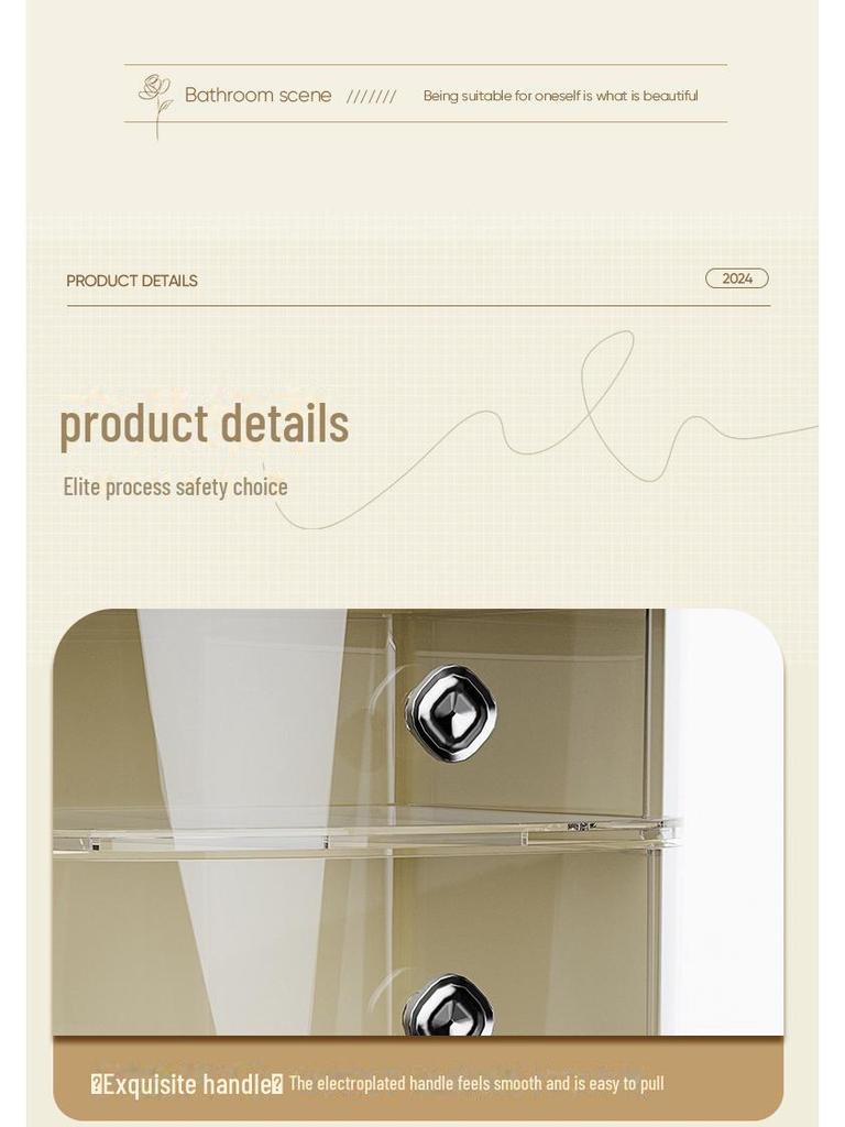 Boîte de Rangement Transparente de Grande Capacité pour Soins de la Peau et Rouges à Lèvres - Organisateur Anti-Poussière et Élégant