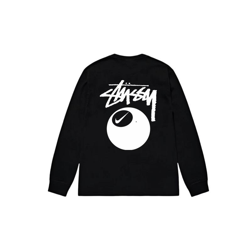 STU SS25 dice printing long-sleeved t-shirt for men and women of the same style, spot classic