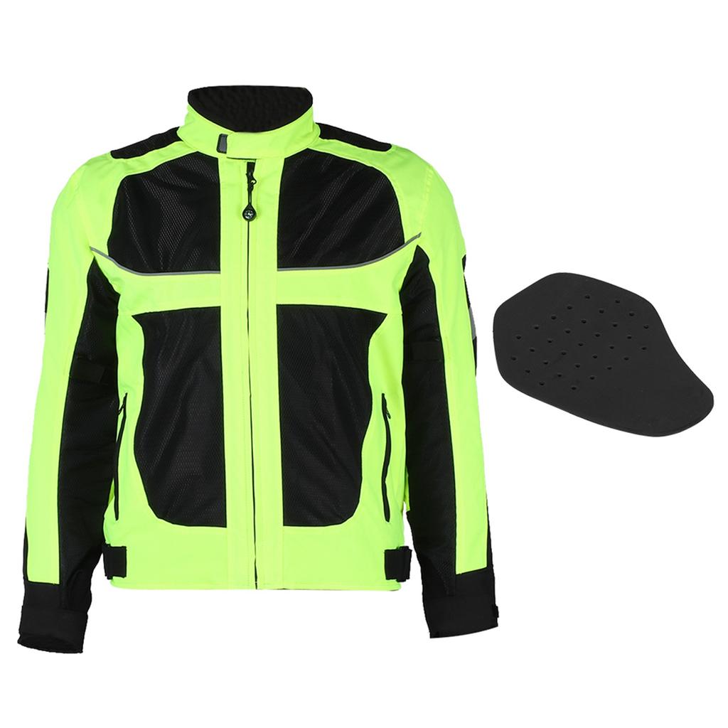 Men Motorcycle Riding Clothing Breathable Racing Reflective Clothes Full Protection for SummerM