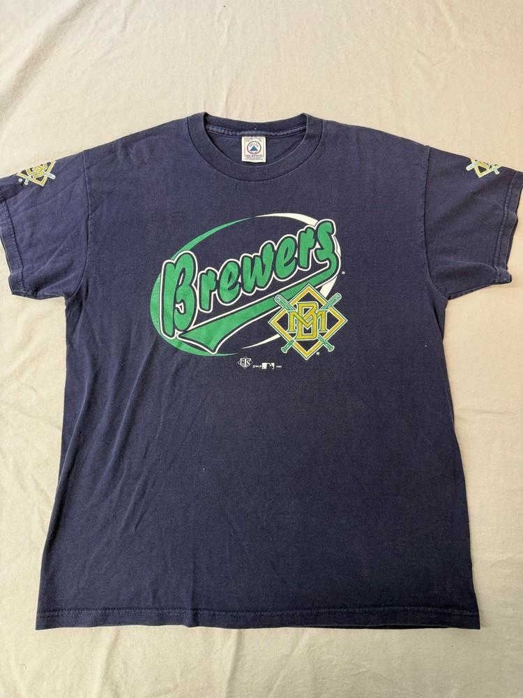 VTG Milwaukee Brewers Baseball T-shirt 1999 - Youth XL Unisex T-Shirt XXXXL