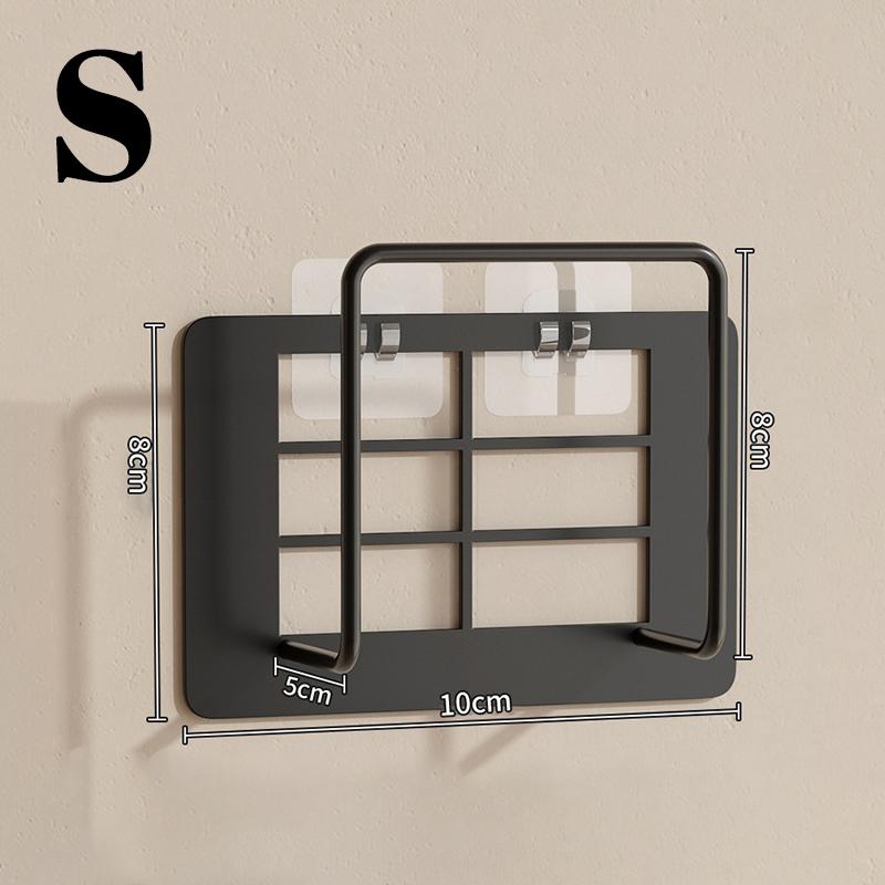 

Easy To Install Wall Mount Router Stand Rack for Storage Box Bracket and Top Box No Drilling Required Wi-Fi Rack White Cast Iron