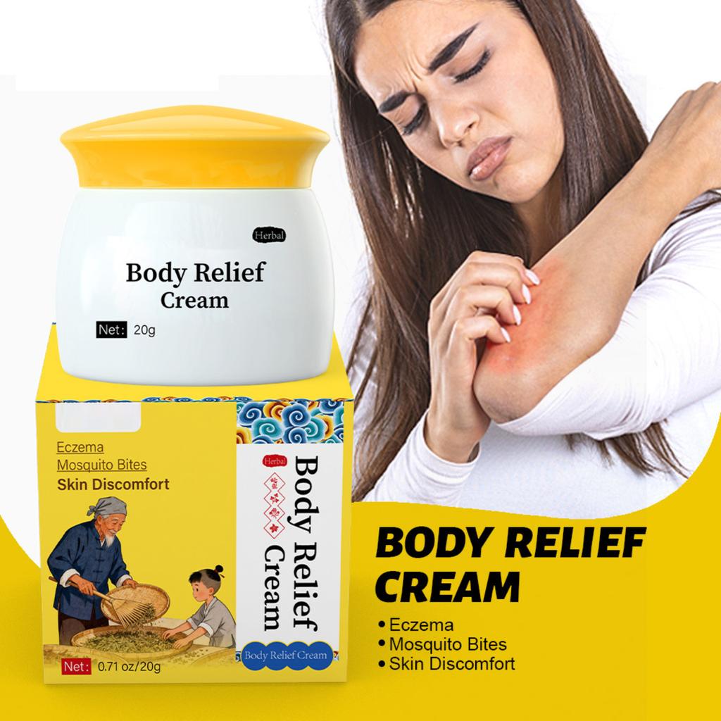 Skin Soothing Itch Ointment, Rash And Itch, Dry Skin Moisturizer, Natural Foot And Body Care Cream, 20g