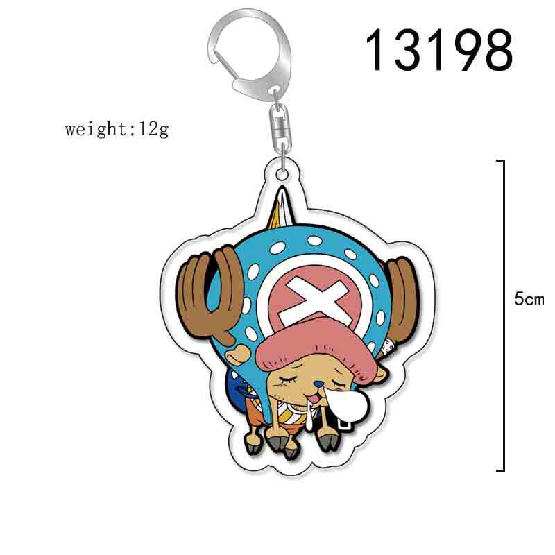 Acrylic Keychain - Luffy, Zoro, Nami Anime Pendant