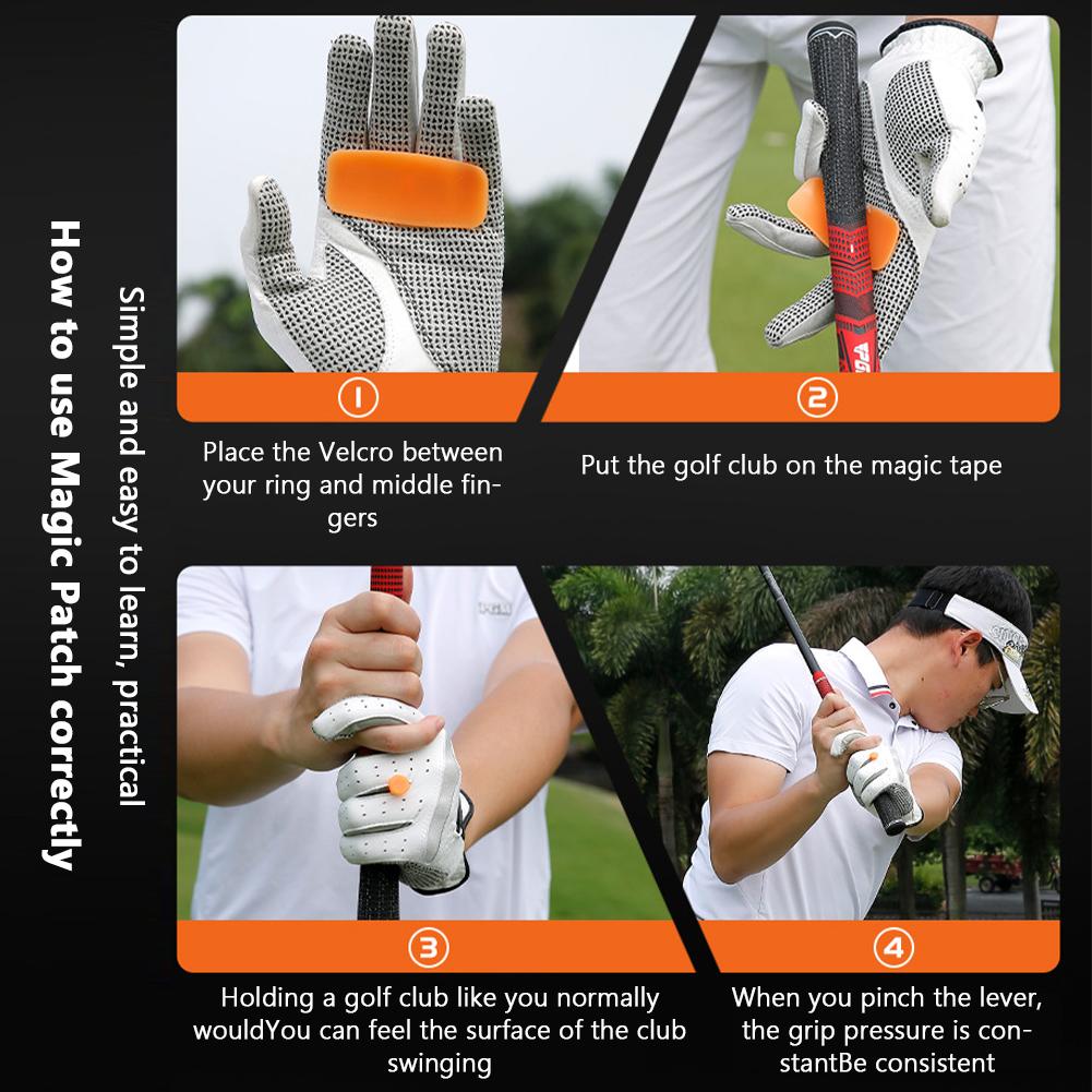 Golf Grip Friction Stickers Golf Anti Slip Finger Tape Light Silicone Grip Pad Training Accessories For Beginners Training