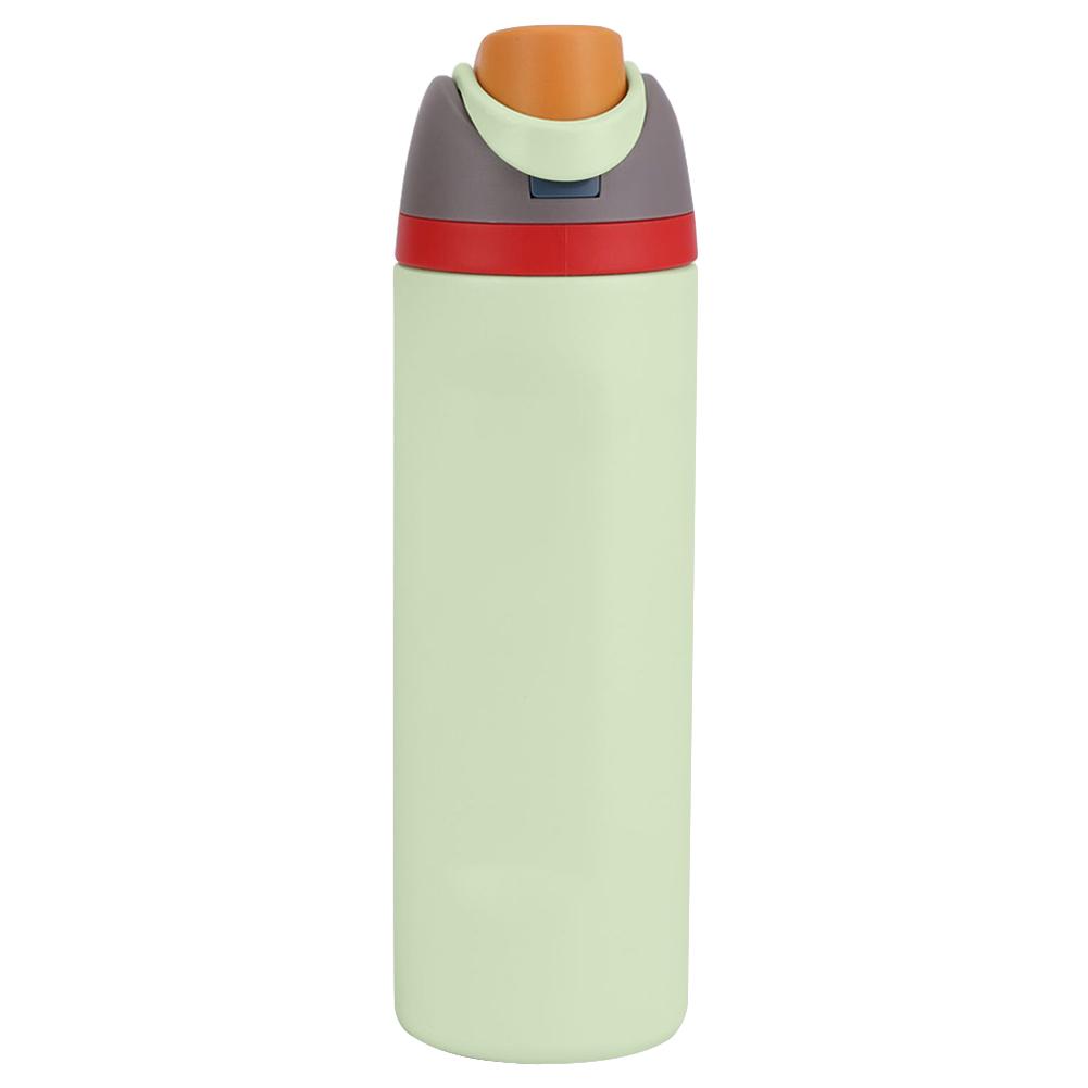 New Thermos Cup 24oz 32oz Insulated Cup Stainless Steel Space Kettle Water Bottle with Straw Vacuum Flasks for Car Outdoor Sport