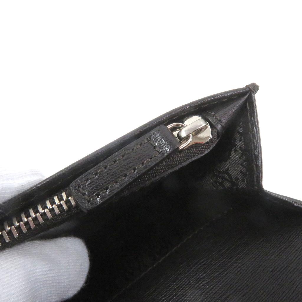 Pristine Dunhill Purse sidecar Long wallet black leather mens Used