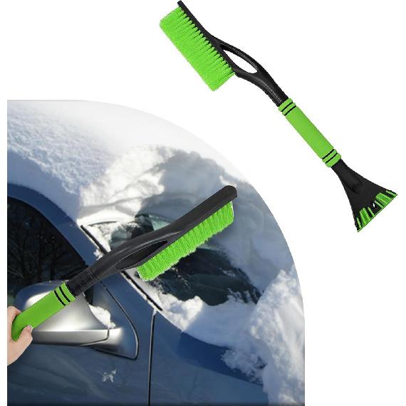 Car Snow Brush and Ice Scraper, Multi-Functional Detachable Snow Brush with Foam Grip, Ice Snow Removal Cleaning Tool for Car Windshield Window,