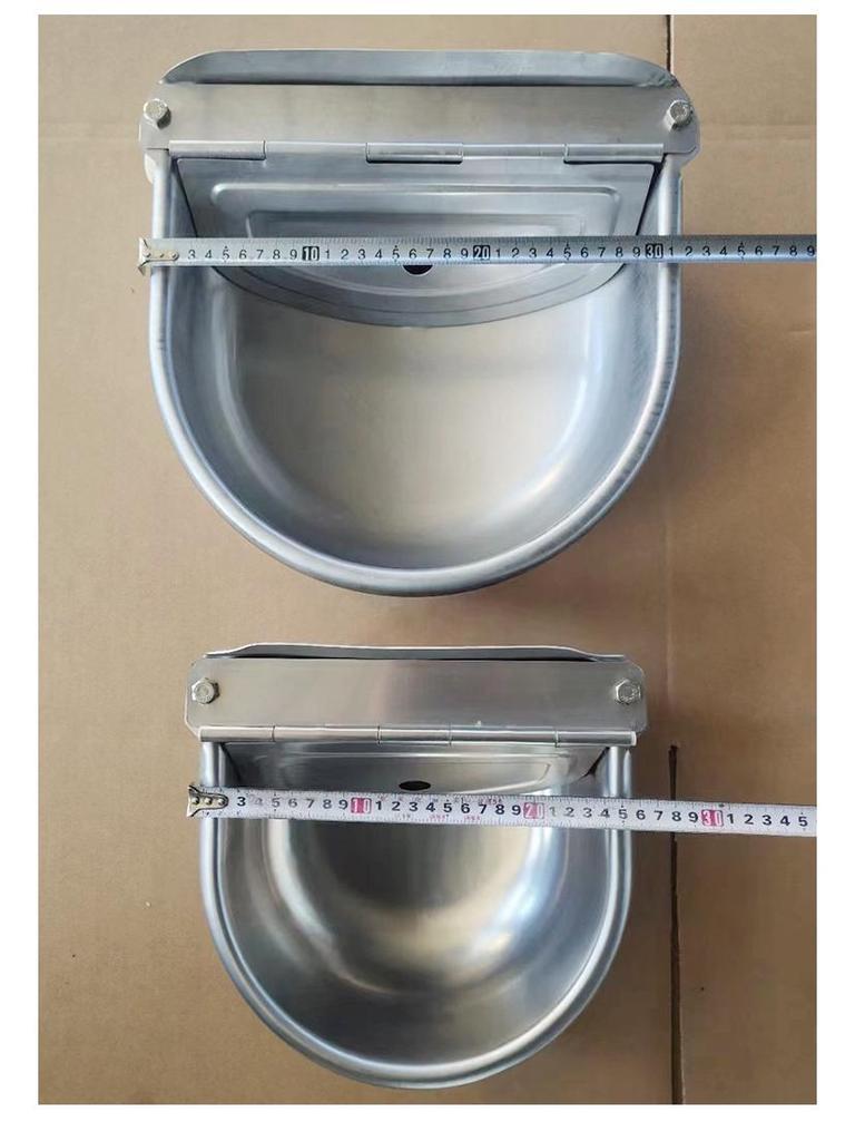 Extra Large Stainless Steel Livestock Drinking Bowl for Cows, Horses, and Sheep