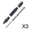 3xAutomatic Center Punch Black Spring Loaded Heavy Duty Hole Marking Tool