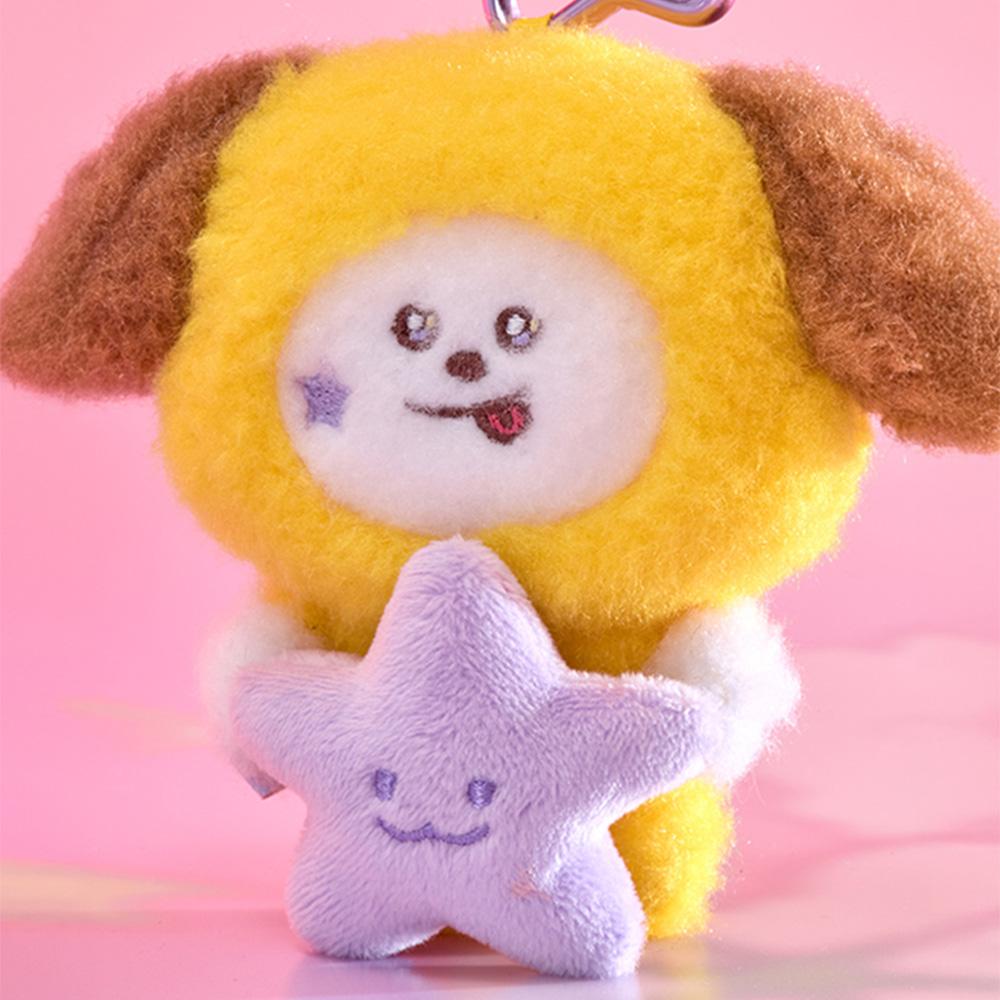 BT21 The Journey Purple Star CHIMMY Plush Keyring