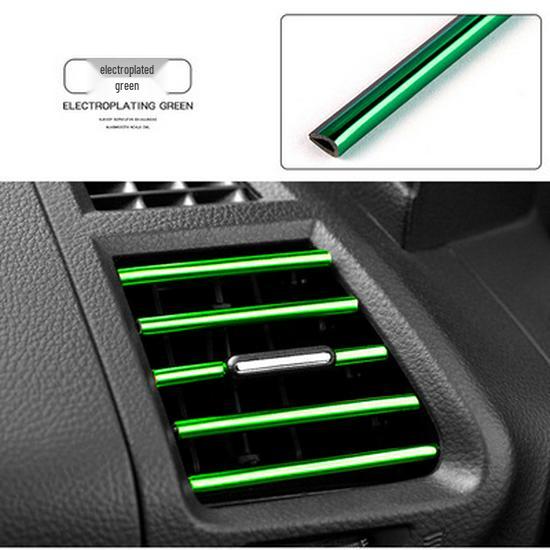 Electroplated Colored Universal Car Vent Decorative Strip