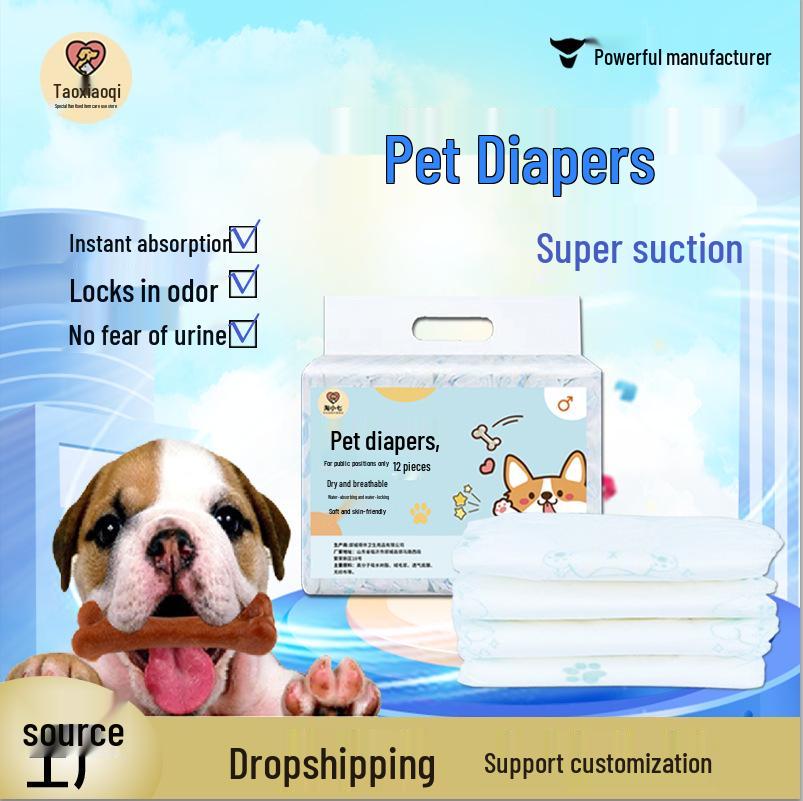 

Одноразовые пеленки для кобелей - Защита от мочеиспускания Male S (1-3kg) 12 pcs