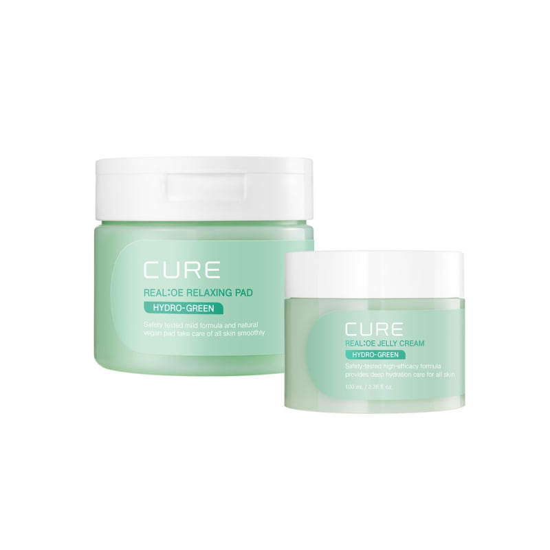 Cure Relax Toner Pads 60 Sheets + Jelly Cream 100ml
