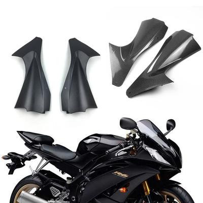 Imitation Carbon Fiber Motorcycle Fairing Air Duct Side Cover Plastic  For Yamaha YZF-R6 YZF R6 2006 2007 06 07