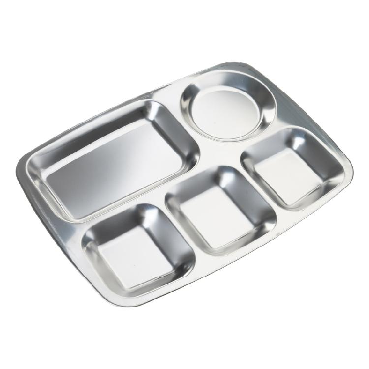 Dinner Trays Divided Dinner Plates for Adults Kids Campers and Portion Control