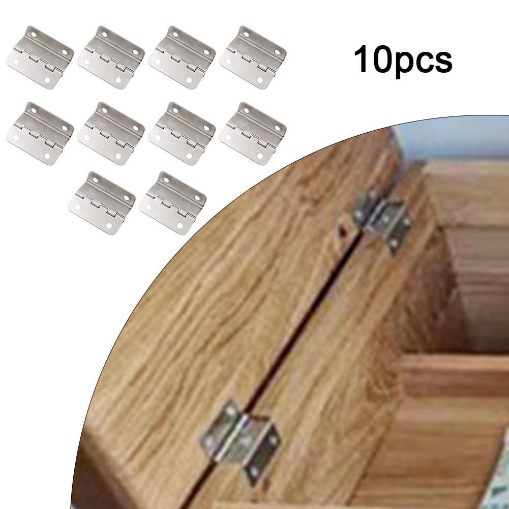 Hardware Accessories Hinges Hardware Wooden Box Home Furniture Decoration Right Angle 10PCS Hardware Accessories Home Hardware