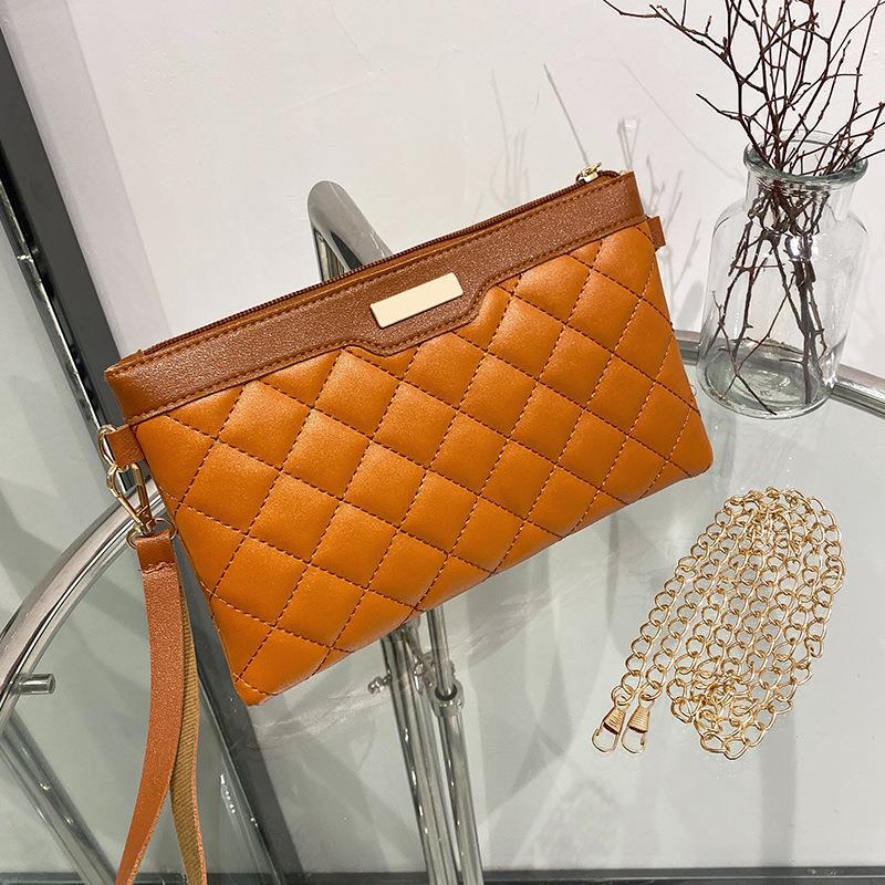 Ladies clutch bag ladies bag women rhombus embroidered messenger bag