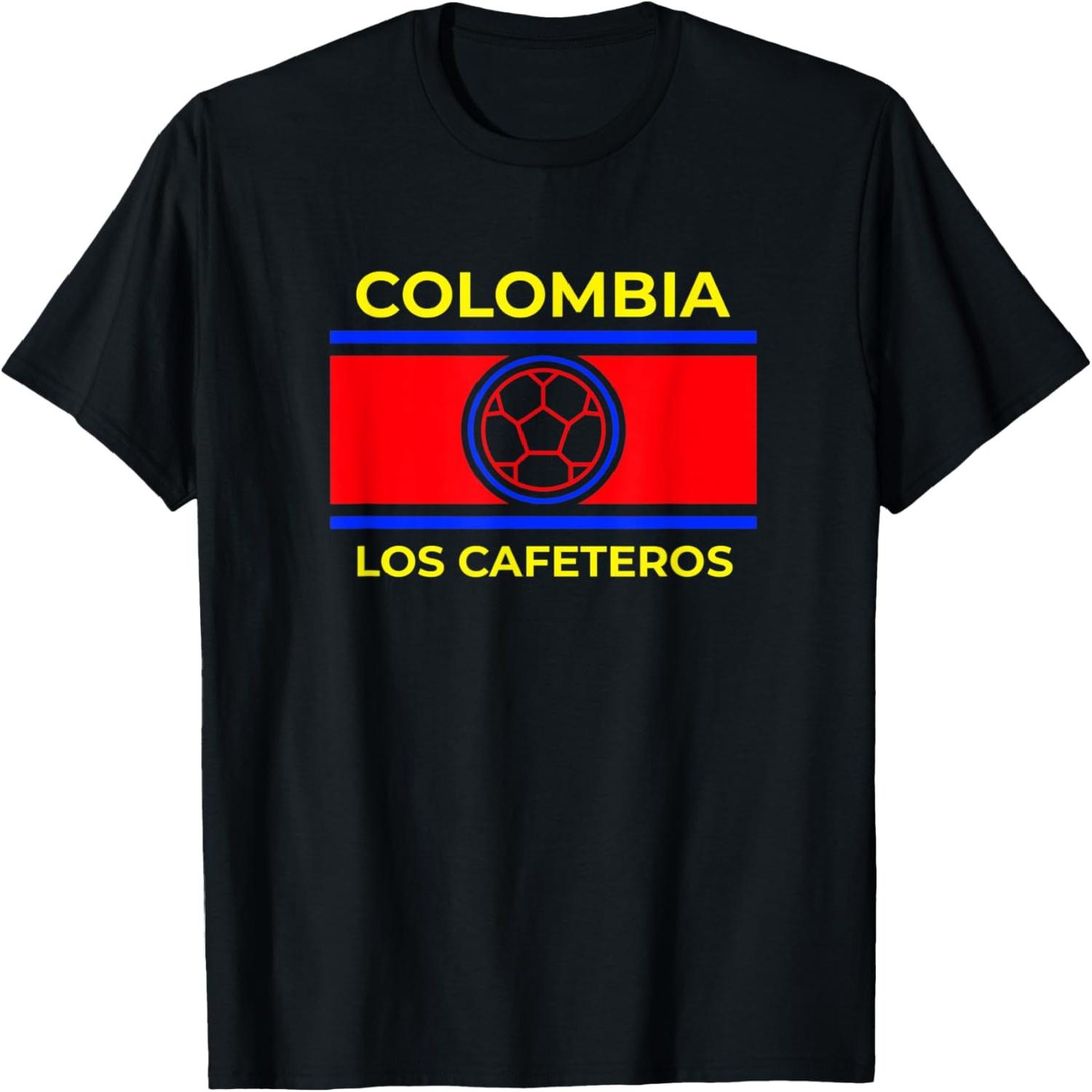 COLOMBIA SOCCER FUTBOL JERSEY SHIRT LOS CAFETEROS T-Shirt S разноцветный