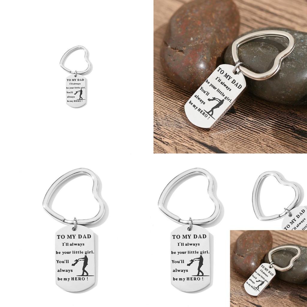 Elegant To My Dad Stainless Steel Pendant Necklace For Fathers Special Day