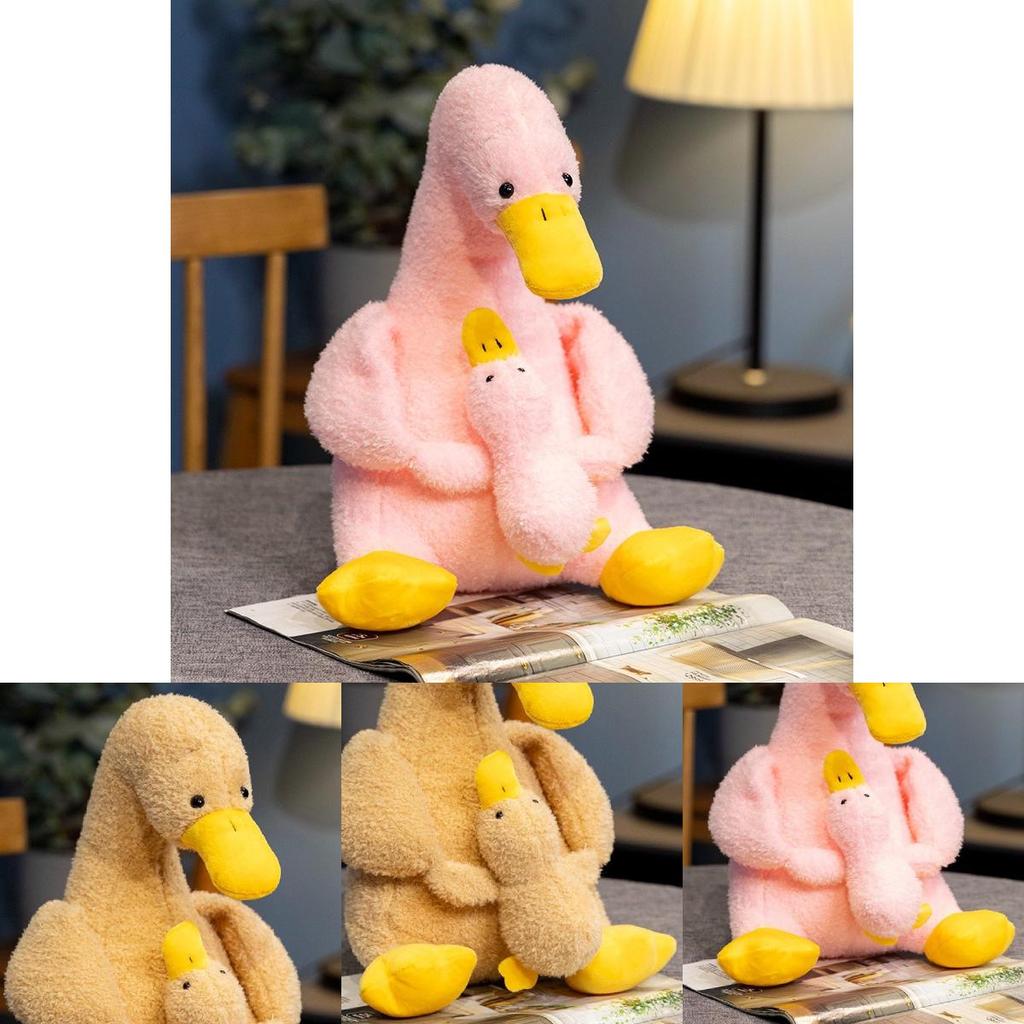 Adorable Mother And Baby Duck Plush Toy Soft And Cuddly For Kids Birthday Gift