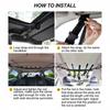 Baiyuheng Convenient Car Fishing Rod Saver Vehicle Rod Carrier Band Rod Holder Belt Strap