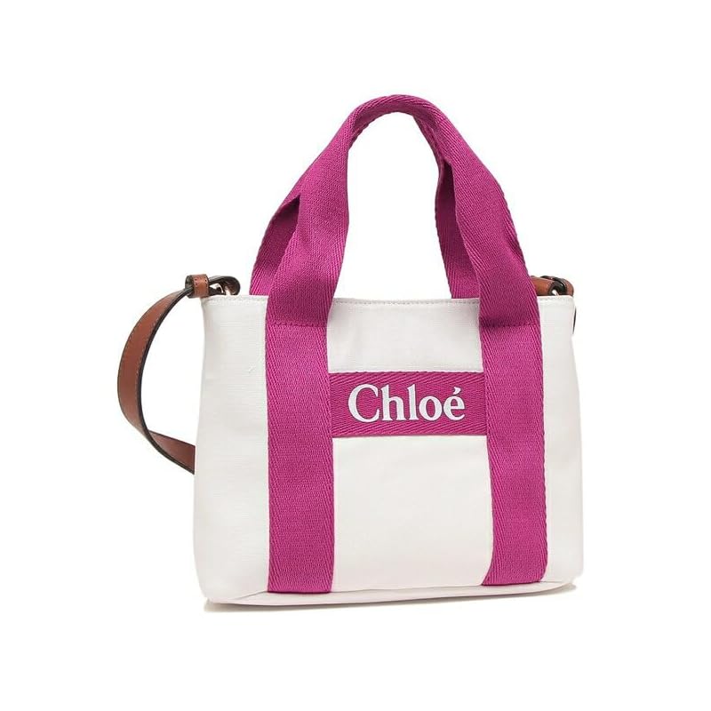 

[Chloe] tote bag shoulder bag kids girls white pink ladies C20046 117 [product]