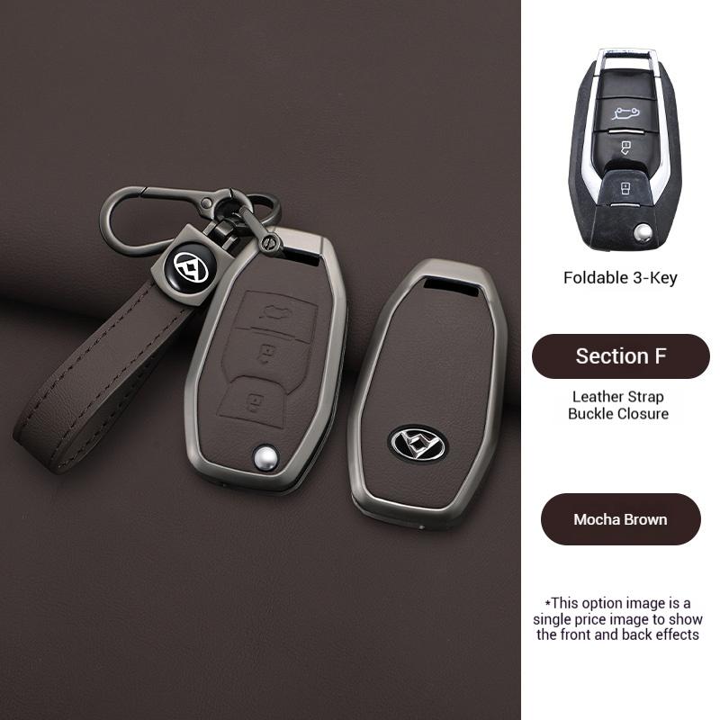 Zinc Alloy Leather Car Remote Key Case Cover For MAXUS LDV T60 G10 G20 V80 V90 T70 D90 2017 G50 D60 Holder Keychain Accessories