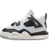 Air 4 Retro TD Platino Oro Scarpe da Ginnastica per Bambini Grigio Platino Puro Oro Metallizzato FZ8584-070