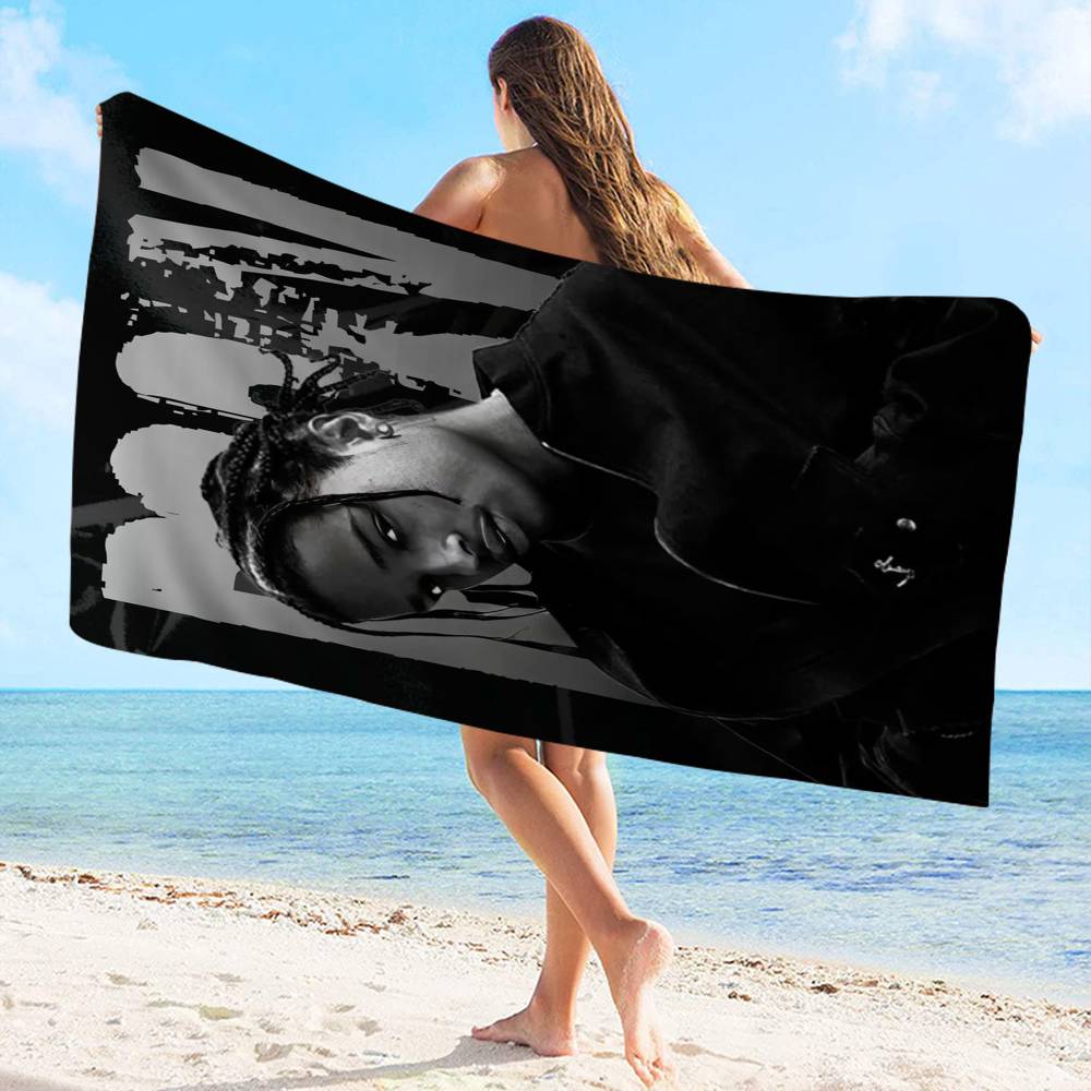 1pc A$APS Rocky ASAP Microfiber Beach Towel Absorbent Quick Dry Soft Yoga Swimming Resort Mountain Climbing Towel