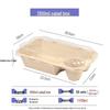 Degradable Disposable Pulp Salad & Meal Prep Boxes