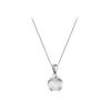 Necklace Women'S Niche Exquisite Fashion Versatile Ins Cold Wind Circle Four-Leaf Clover Necklace Premium Durable