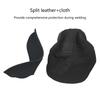2-teiliges Schweißhelm-Überzug- und Latz-Set Hitzebeständiges Ledergewebe Vollkopf-Nackenschutz für Schweißarbeiten