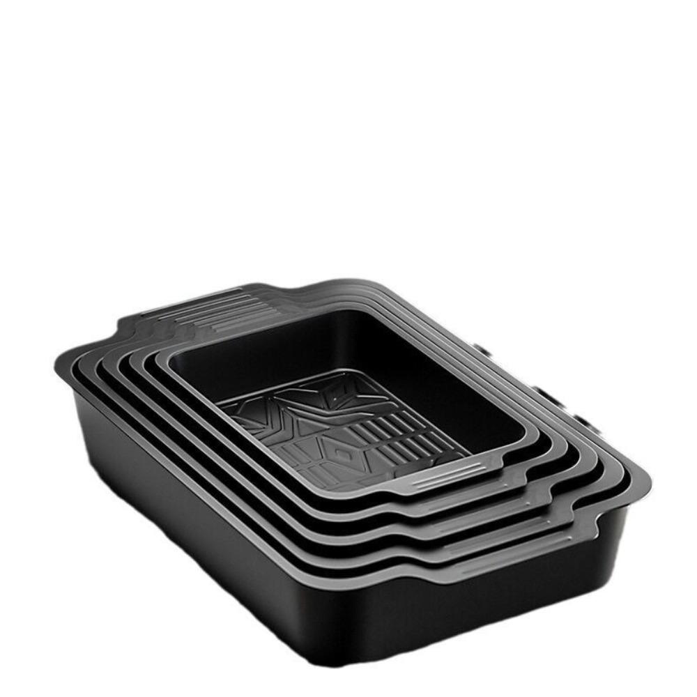 Carbon Steel Grilled Fish Dish Non Stick Pan Rectangular Baking Pan Seafood Tray  Induction Cooker