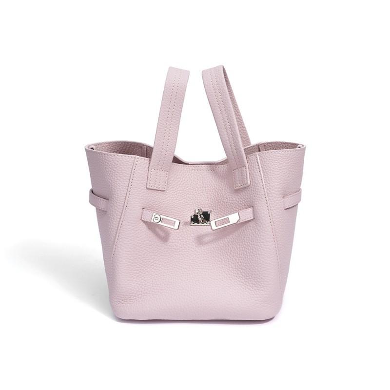 

Korean Style Niche Design Fashionable Simple Hand-held Commuting Bag Women Crossbody High-end Bucket 18x16x19cm