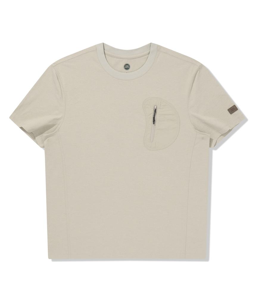 BBC EARTH Peanut Pocket Tee Beige