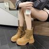 Women's Ankle Boots Autumn 2022 Fashion Shoes Woman Platform Botins Ladies Comfortable Walking Boots