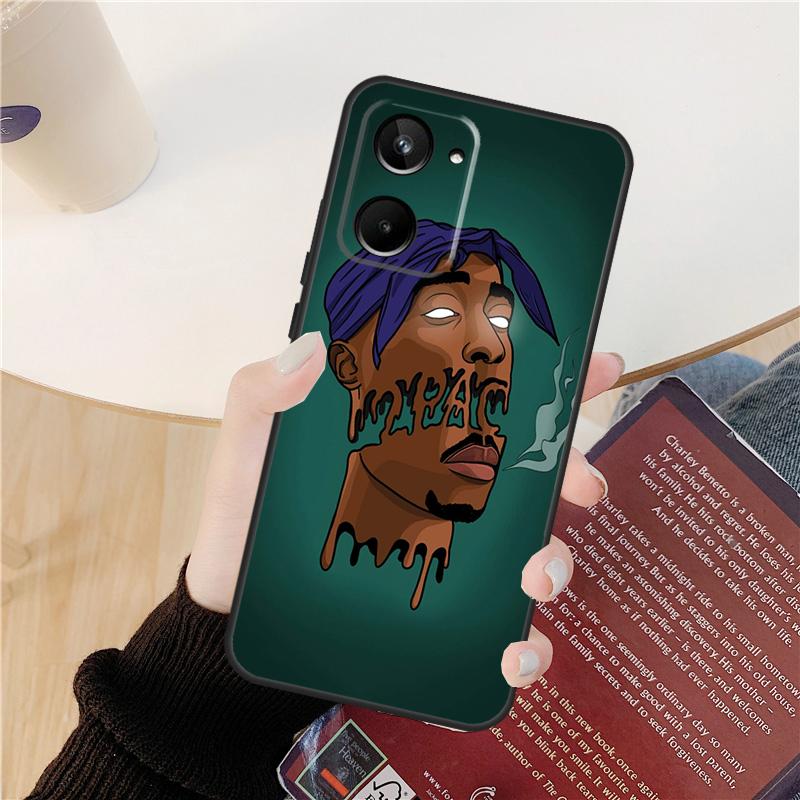 

Rapper 2pac Singer Tupac Case For Realme GT 7 Pro GT 6T 6 5 C55 C53 C51 C21Y C25S C61 C67 C75 10 11 12 13 14 Pro Plus Realme 11 Pro