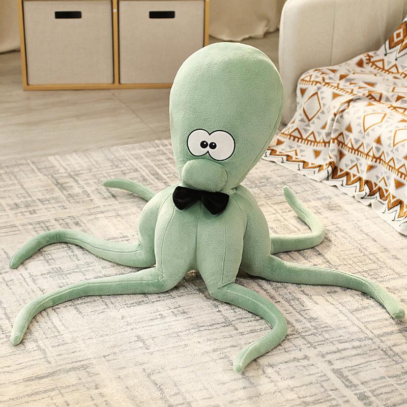 Niedlicher Simulations-Oktopus Plüschtier Weiches Tierkissen Cartoon-Puppe Kindergeschenk Heimdekoration