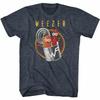 Weezer Pork and Beans Navy Heather Erwachsenen T-Shirt