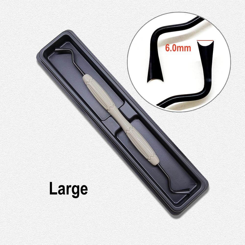 Titanium Dental Implant Gingival Retraction Gingival Retractor Silicone Handle Dental Gum Separator Isolation Surgical Tool